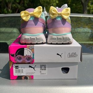 LOL Surprise, multicolor, Puma Sneakers for Girls size 2.5C